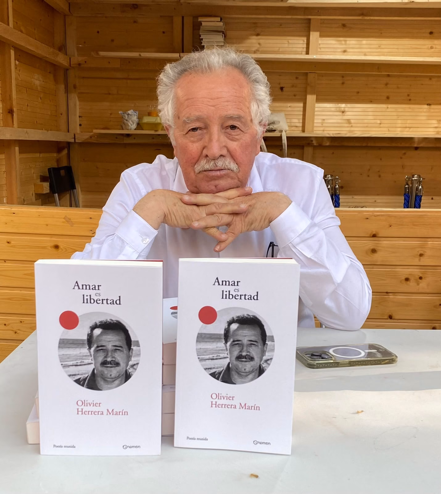 Olivier Herrera presenta Amar es libertad en la Feria Internacional del Libro Santo Domingo 2026